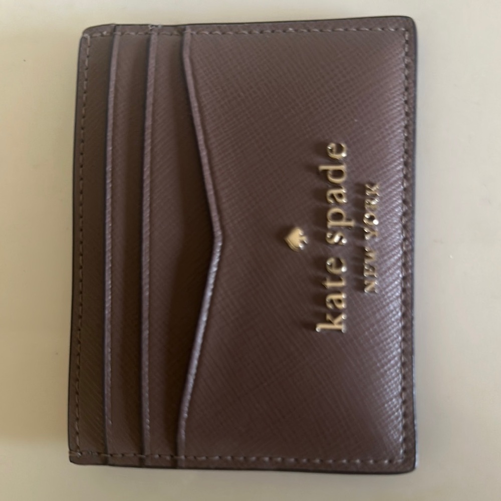 Kate Spade Brown Card Holder